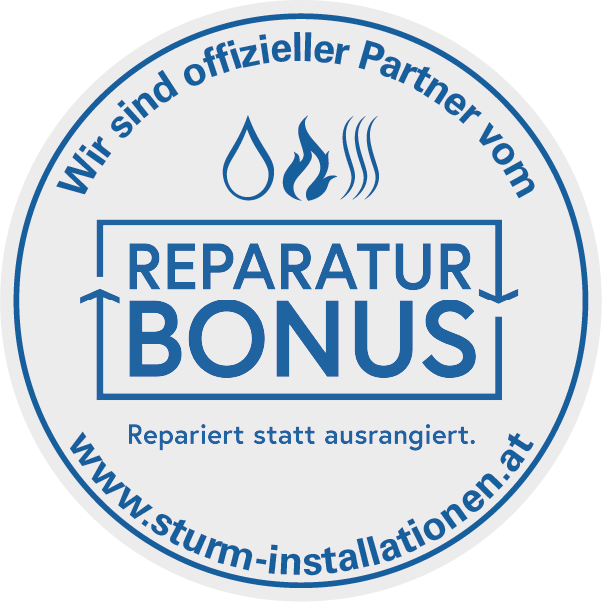 Reparaturbonus Siegel